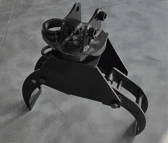 AGT Mini Excavator Hydraulic Rotation Log Grapple