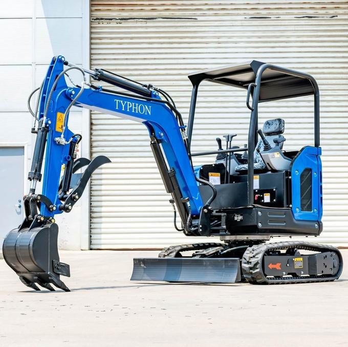 2025 TYPHON TERROR X2 STORM Mini Excavator – 2.5 Ton | Kubota V1505 Diesel Engine | EPA Certified