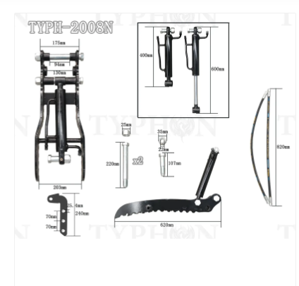 New Generic Attachment Hydraulic Thumb Clip For Mini Excavators