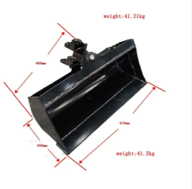 600mm Tilting Bucket: Attachment for TYPHON Mini Excavators USA