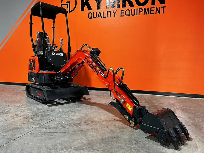 KYMRON® YH14 Mini Excavator (w/ Side Swing Boom)