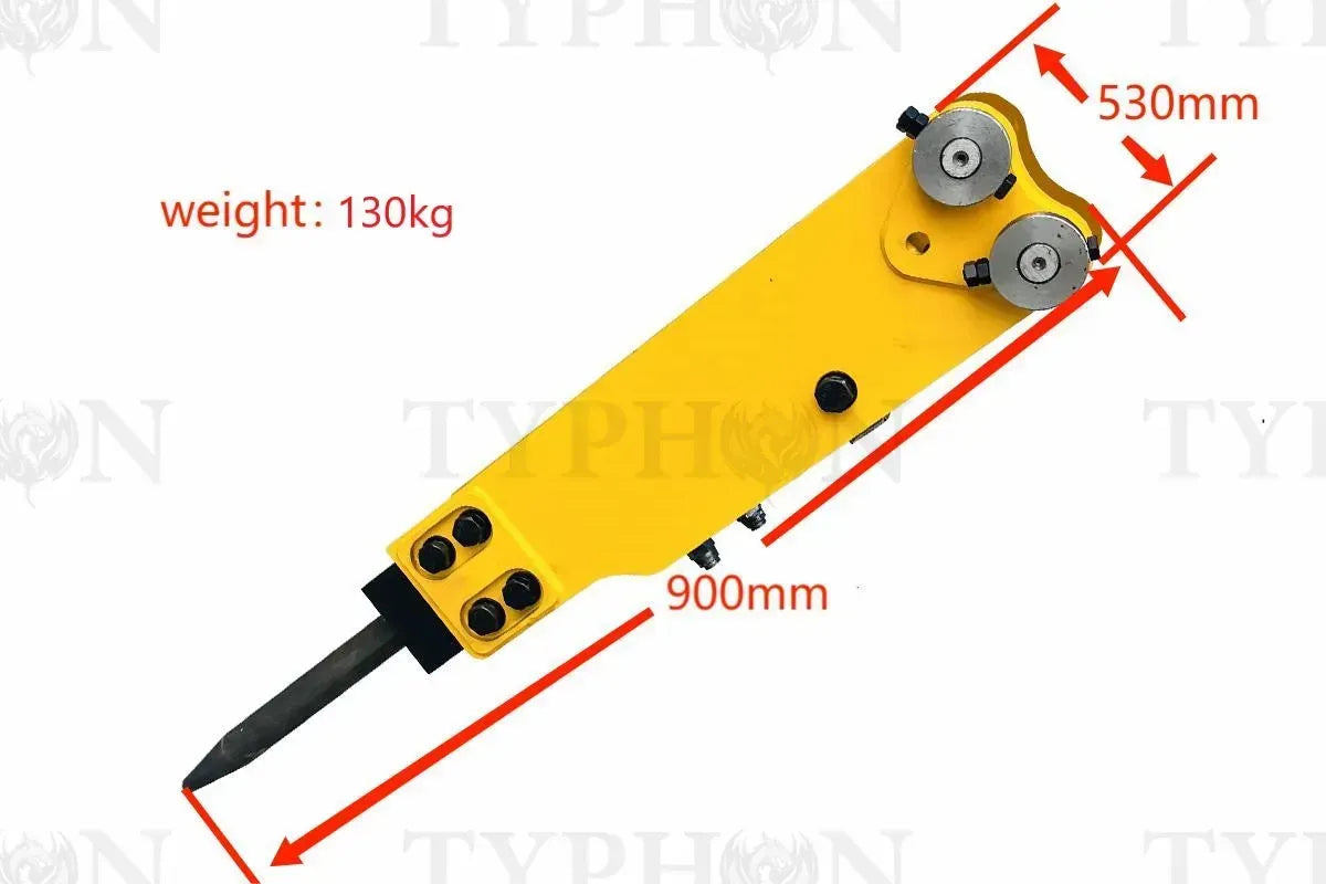 2.5 ton Mini Excavator Attachment Hydraulic Hammer Top Type Rock Breaker Generic