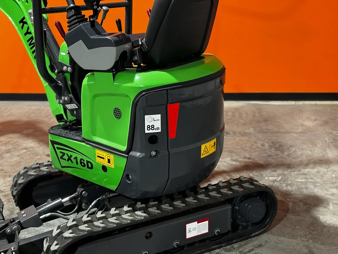 KYMRON® ZX16D Mini Excavator, Kubota powered (Fully Loaded 3 Year Warranty)