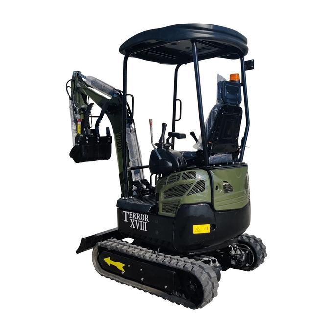 2025 4,000 lb TYPHON TERROR XVIII Mini Excavator – Kubota D902 Diesel Engine | EPA Certified