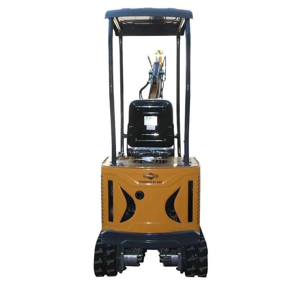 AGT DM12-C 1-Ton Mini Compact Excavator – 13.5 HP Briggs & Stratton Engine by Bidadoo
