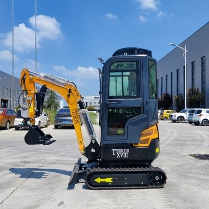 TYPHON TERROR XVIII Prestige 2 Ton Mini Excavator KUBOTA Diesel Engine USA