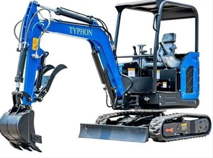 2025 TYPHON TERROR X2 STORM Mini Excavator – 2.5 Ton | Kubota V1505 Diesel Engine | EPA Certified